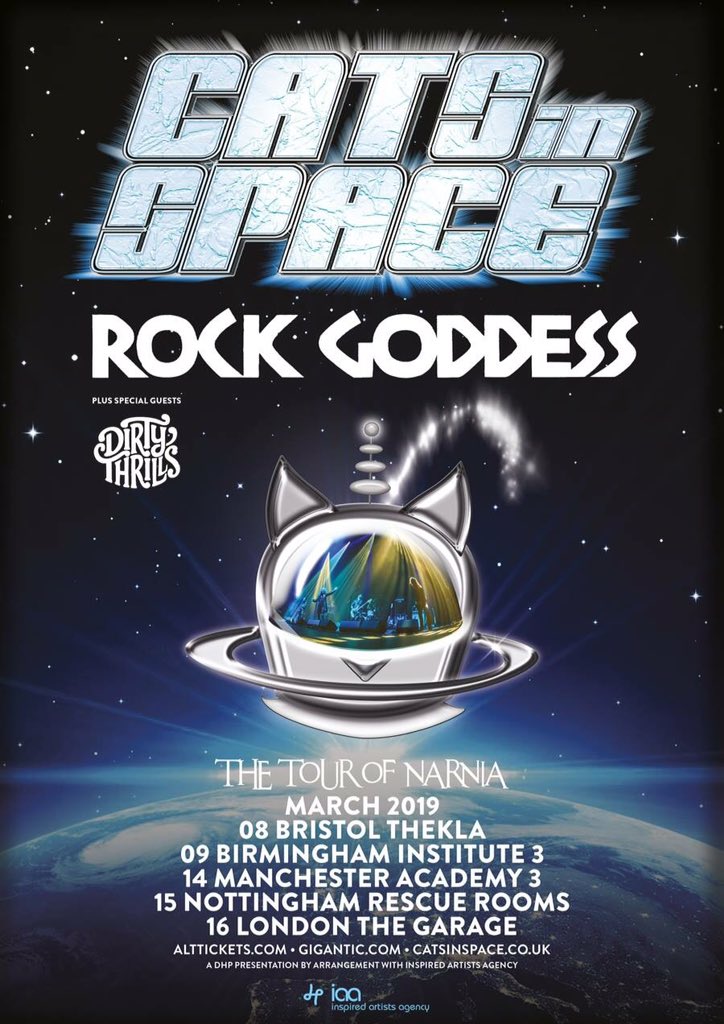 MarkTaylorRocks's tweet photo. Win tickets to see Cats In Space and Rock Goddess .... Watch the joint interview and win https://t.co/CknPi5CH7m @CATSinSPACEband https://t.co/JWIYJKlS9O