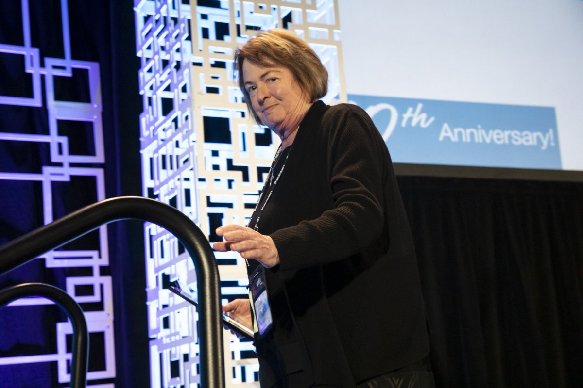 intixassoc's tweet photo. #INTIX2019 presented Linda Deckard with the first IMPACT Award. Visit Access for a full recap of the annual awards and recipients: https://t.co/QtbTiGIueS https://t.co/H9ebEfuASW
