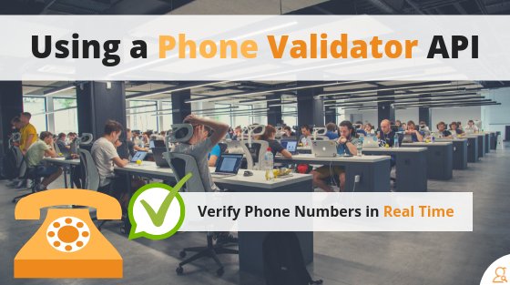 searchbug's tweet photo. #TuesdayTips | How do you do verify phone numbers in real time? With a #PhoneValidatorAPI! 🙂 What is a #PhoneValidator? ... What is an #API?
Learn More Here: https://t.co/9rq5bcpYon
#GetCustomerData🔎 #VerifyCustomerData✔ #BadDataBadBusiness https://t.co/G5yj1Vw0fq