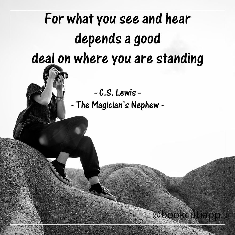 bookcutiapp's tweet photo. For what you see and hear depends a good deal on where you are standing.
- Book : The Magician’s Nephew
- Author : C.S. Lewis
#thebooklife #BOOK #booklovers
#Sharemagicalwords #READINGBOOK
#TheMagiciansNephew #CSLewis https://t.co/pTcJE6Whej