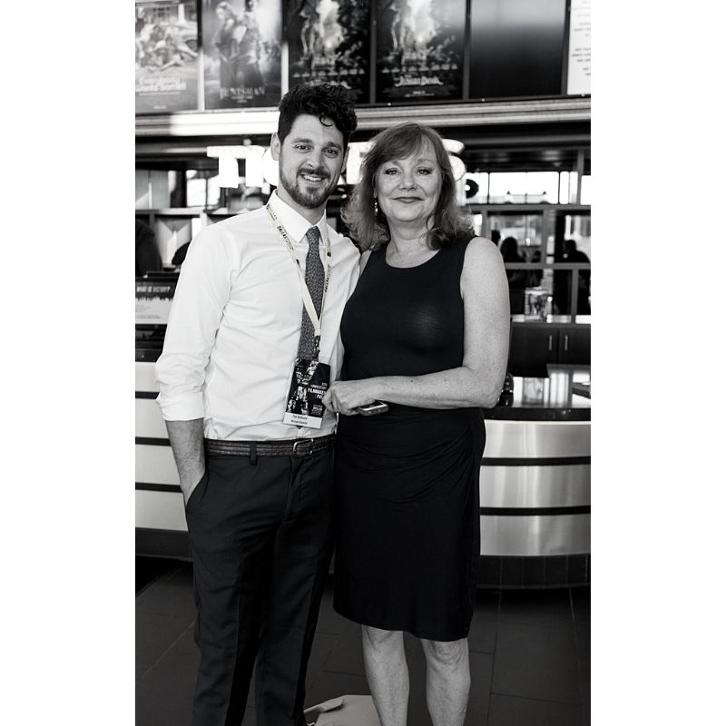 Mike_Esposito's tweet photo. Came across this special memory from Dallas Int'l Film Fest.  Thanks Mom, for holding space for me through some of the ugly days so I could learn to rise up and expand my possibilities. #itsallabouthowyourebound https://t.co/8goElWaoZ7