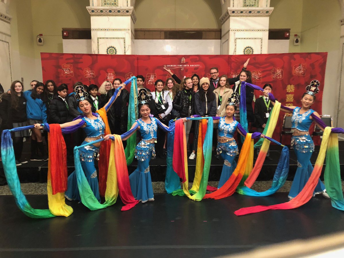 Year 8, 9 &amp; 10 students celebrated Chinese New Year at Chicago Cultural Center today!