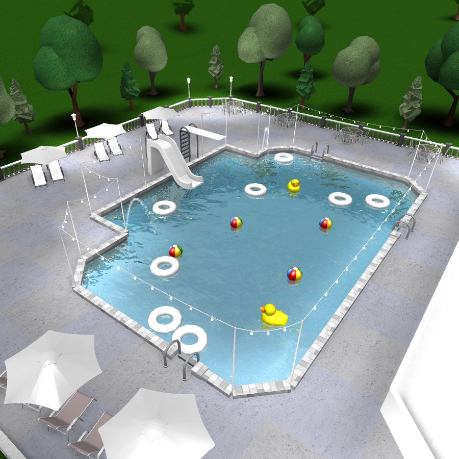 Bloxburg Pool Ideas Cheap