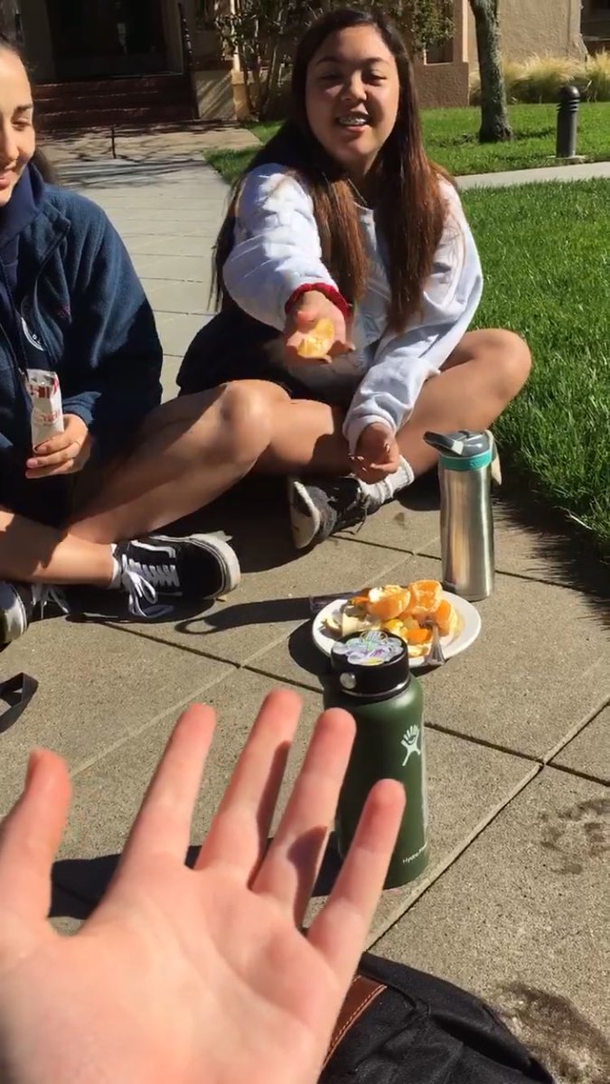 Isalikesbio's tweet image. “It’s funky fresh” - caroline Today I ate lunch outside with @cdivneybio and @MFlikestobio! #APBio3