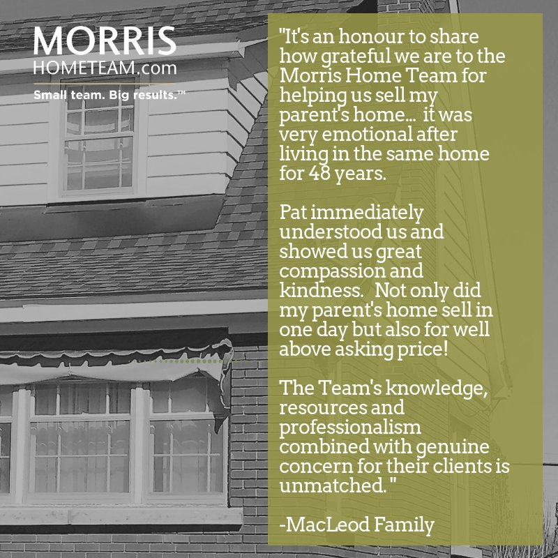 Why we do, what we do...
#grateful #greatclients #ottawatoprealtor #morrishometeamtestimonials #thankful #patrickmorris #robkearns #ottawarealestate #ottawaproperties#morrishometeam