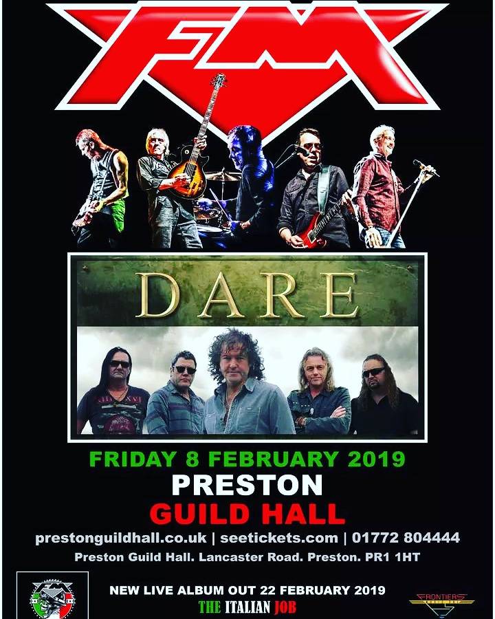 We're heading up the M6 this Friday with @FMofficial @premierdrumco @paistecymbals to @prestguildhall it's looking like a 'sell out' as there are only 24 tkts left. We're joined by those lovely boys from @daretheband so it's going to be a hoot #fmlive #PremierDrums #PaisteCymbals