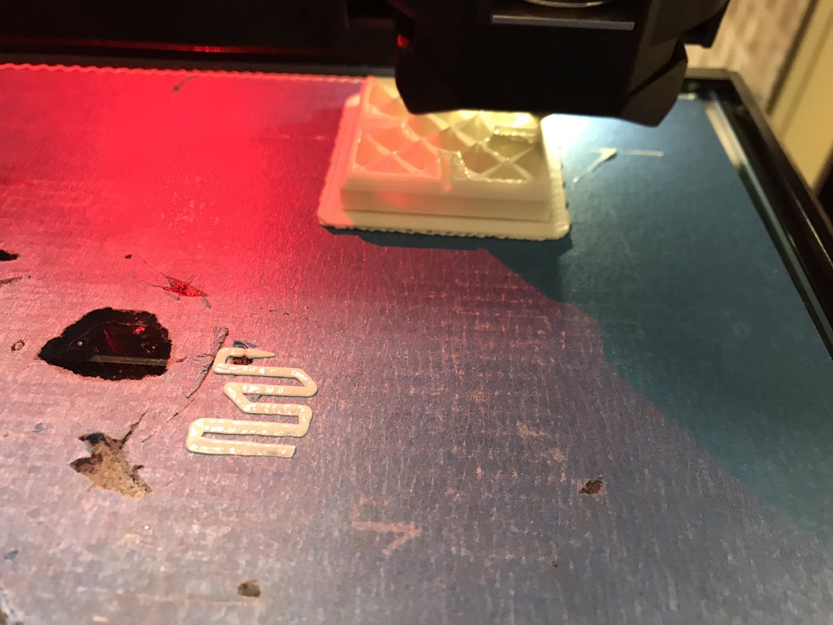 MrV on Twitter "Holding the 3D printer gets the job done... Weare54