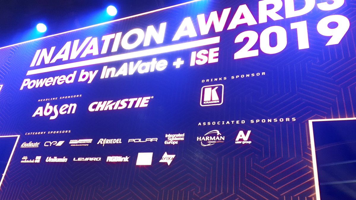 cab4dj's tweet photo. @AVUserGroup @Kev_McLoughlin @ellis_owen up with the best @Kramer_UK #inavationawards @Harman @AVIXAWomen https://t.co/LFRayAQ1lo