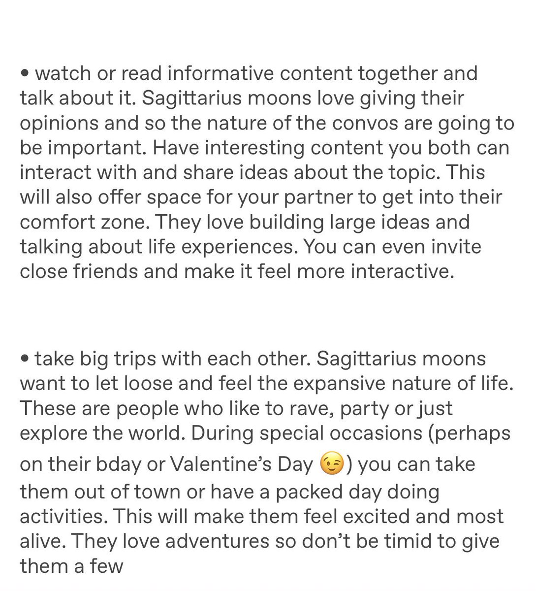 How to handle your partner with a Sagittarius moon: