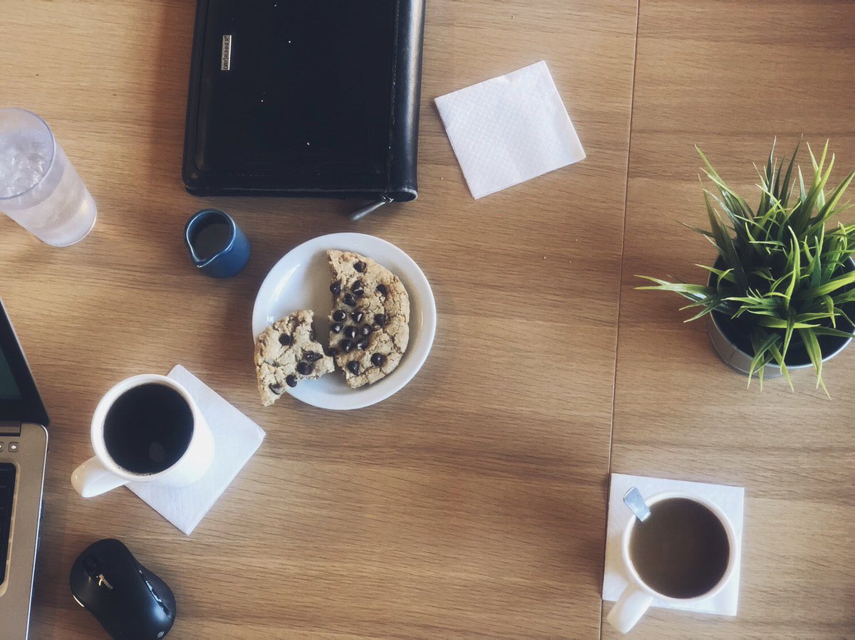 My kind of meeting... <a href="/meetingwatersab/">Meeting Waters Coffee + Roastery</a> #RedDeer