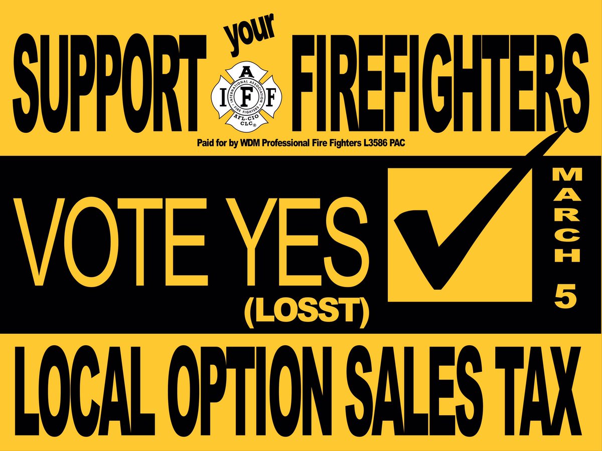By voting YES on March 5, you will help the West Des Moines Fire Department move closer to meeting our goal of providing consistent 24/7/365 coverage across our entire city!