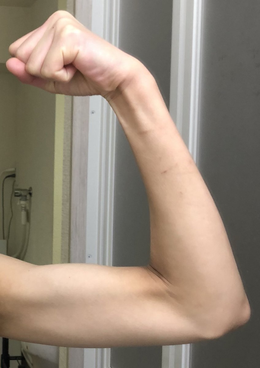 後藤千裕 最近腕の筋肉がつきました まだまだですが W 筋トレ 筋トレ女子