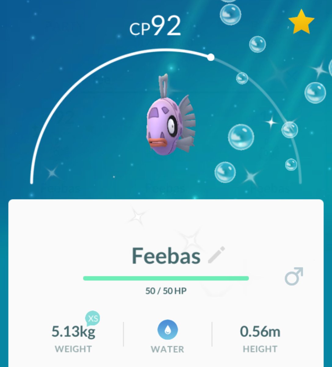 jvmaster4's tweet photo. Shiny Feebas and Shiny Milotic 🐠 🌊 Feebas Day was some time ago and was hard to get 1 shiny #PokemonGO #FeebasDay #Nintendo #Pokemon #Niantic #GamersActivos https://t.co/h31kkif8s4