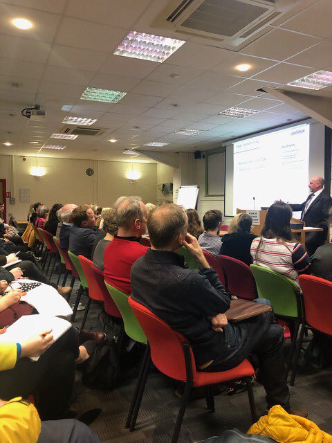 A fantastic turnout at last nights lecture - The Two Sides Of Sustainability &amp; Future Developments.
Delivered by: Dr Michael Mordente, Global Business Unit Head - Digital Inks at Huntsman Textile Effects #textiletuesday #textiles #sustainability #digitalprinting
