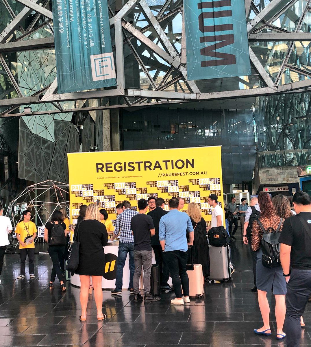 socialseasonau's tweet photo. Checked in and ready to roll! Excited for Day 1 of #pausefest #pause2019
If you’re here let us know! https://t.co/Cjd6adWhpM