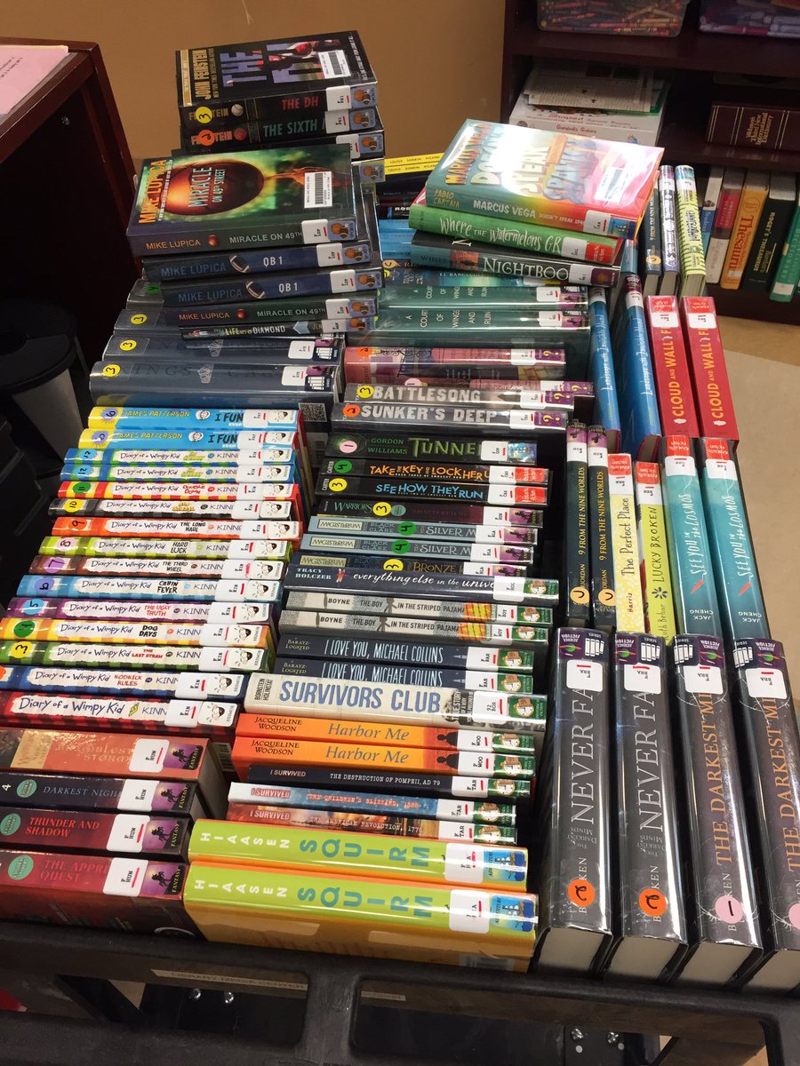 Look what arrived in the Emerald Cove MS library!  I ❤️ my job.