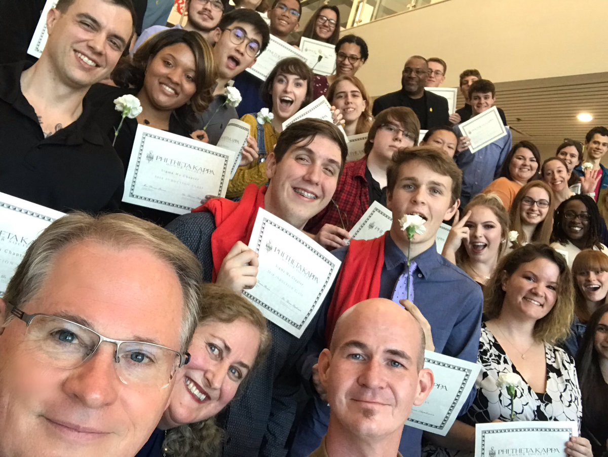 DevinStephenson's tweet photo. Welcome @NWF_Raiders Inductees to The Sigma Mu Chapter of @PHITHETAKAPPA @TincherLadner #TheBestIsOurStandard #5StarChapter #IMPACT https://t.co/cMwZroF6eS