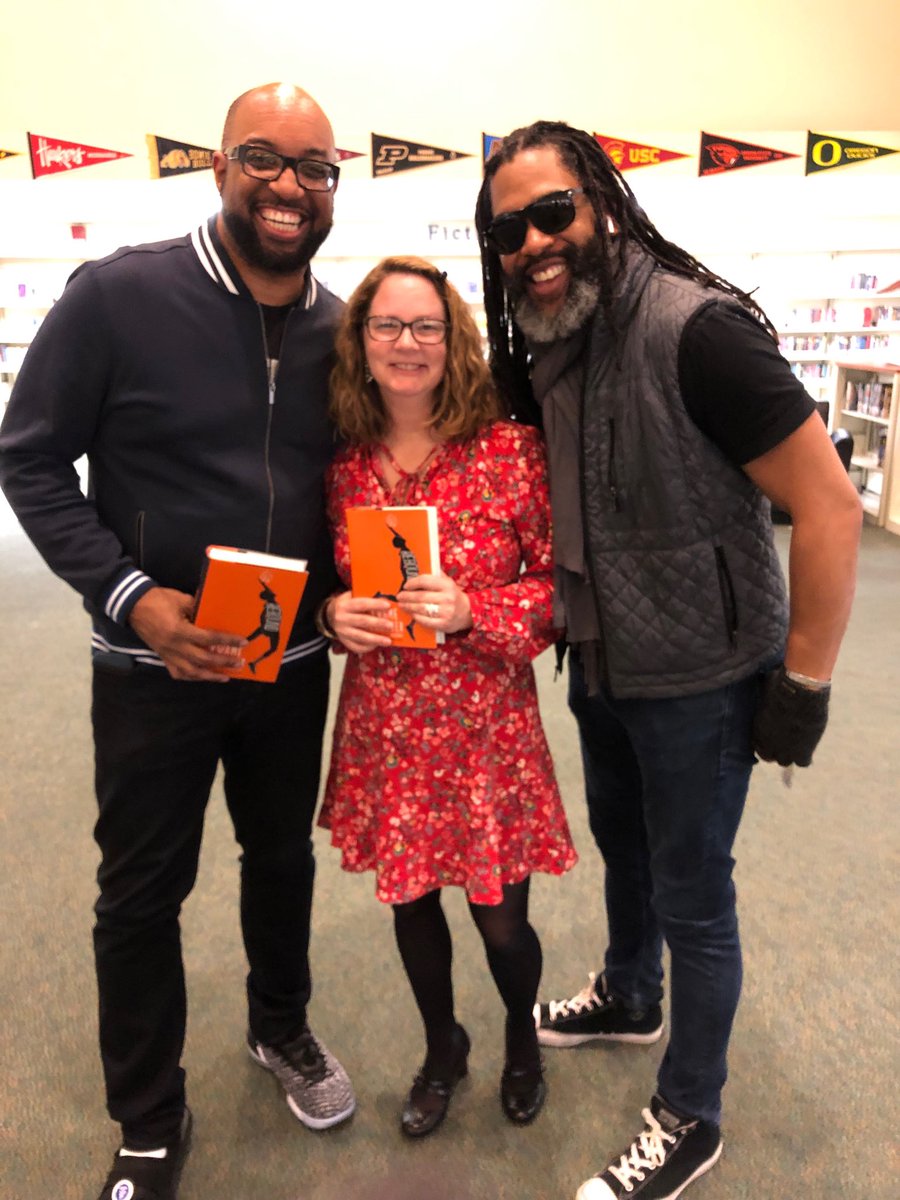 ⁦<a href="/kwamealexander/">Kwame Alexander</a>⁩ visited ⁦<a href="/PGMSinBCPS/">Pine Grove Middle</a>⁩ and delivered an engaging presentation! Staff and Ss thoroughly enjoyed themselves! I bet many were inspired to not only read, but also write. 300 Ss got a signed book-TY! #bcpslms ⁦<a href="/BCPSLMP/">BCPS LMP</a>⁩  ⁦<a href="/TNelson21236/">Tina Nelson</a>⁩