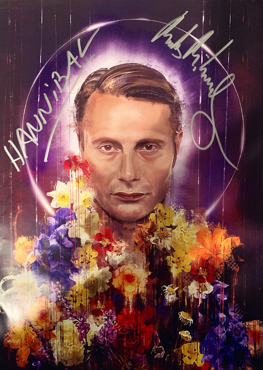 **AUTOGRAPH GIVEAWAY**

This is for non #RDC5 attendees only, please. I wanted to do a giveaway for those who were not able to attend. 

Please like/retweet this for a chance to win an <a href="/theofficialmads/">Mads Mikkelsen Official</a> signed print by <a href="/WisesnailArt/">WisesnailArt</a> I pay shipping. Ends Feb 10th at 11:59 PM EST