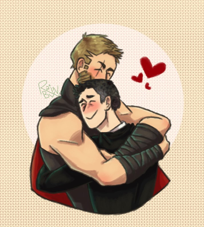 rainbwart's tweet photo. it's hug ur thunder god boyfriend o'clock 🕛
#thorbruce #marvel #mcu #thruce https://t.co/Vkb2VBB54p