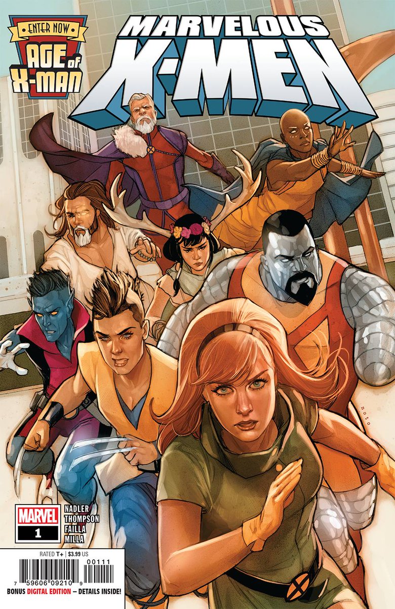 AGE OF X-MAN MARVELOUS X-MEN #1 #MARVEL #LonnieNadler #ZacThompson #MarcoFailla The world is now an utopia where living in fear and hatred is a thing of the past. The Marvelous X-Men set things right for all. No one dares say otherwise. #AamazingFantasyComics #NewComicsDay