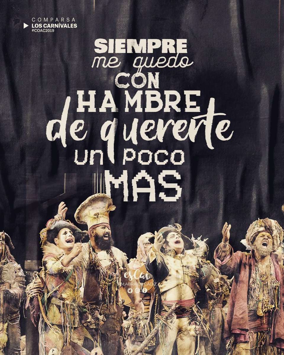 EsCAI_'s tweet photo. Con qué estribillo te quedas?

RT #LosCarnívales
FAV #LaGaditanissima https://t.co/crUhwMJXE8