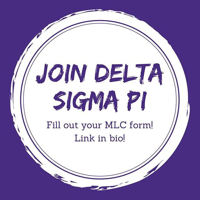 Fill out your MLC form today!! We’ve been having some issues with our MLC please reach out if you don’t see a spring 2019 option. #deltasigmapi #ptbad