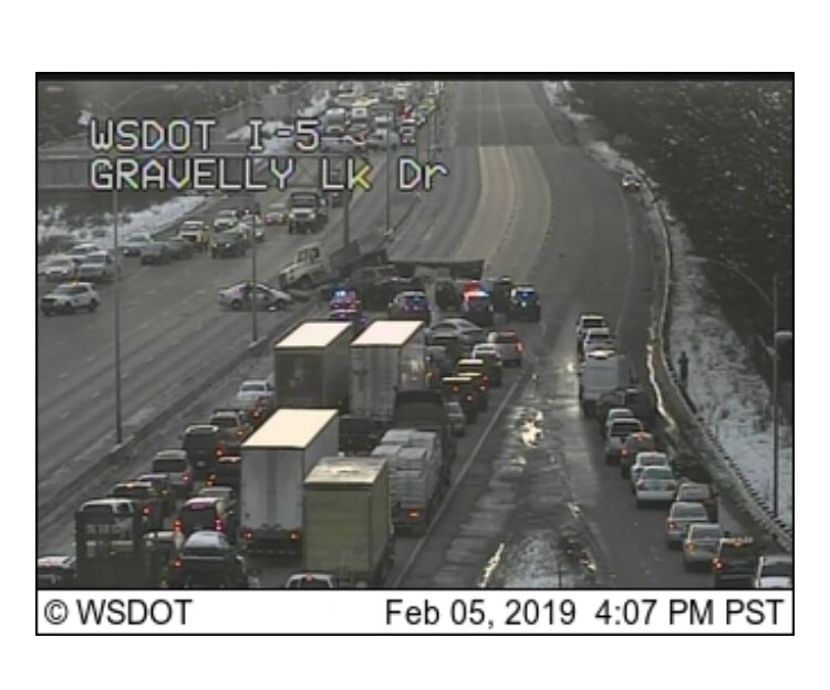 WSDOT Traffic on Twitter "All lanes SB I5 blocked in Lakewood