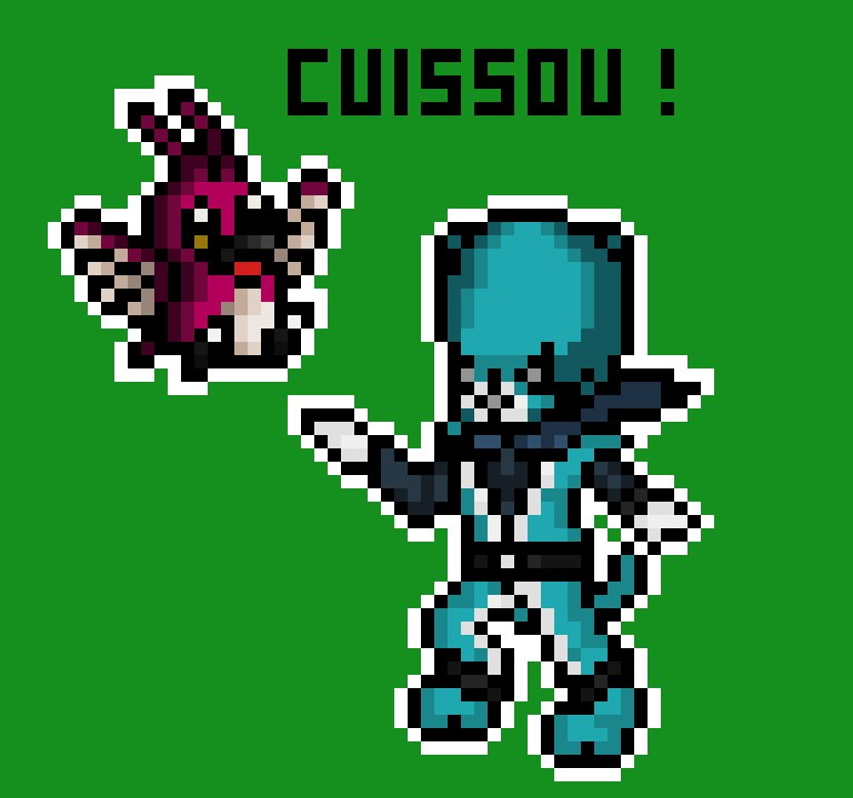 Nediile's tweet photo. Voici Cuissou, un oiseau en forme de tong qui a trop regardé la vidéo de Risitas. Certains l'adoptent, car ils aiment entendre son cri en permanence. Sinon, il paraît qu'il est très goûteux avec de la sauce Yatangaki.

(@NewGameYerrelle) #PixelArt #Bestiaire #Ivaylle https://t.co/s8iSUjD5E7
