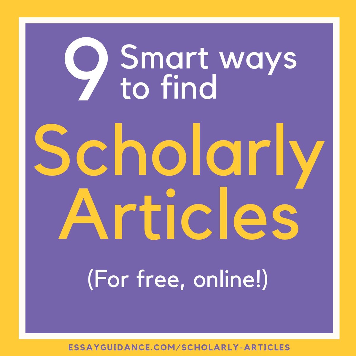 Need to find scholarly sources for your essay? Here's where to find them free, fast and online: essayguidance.com/scholarly-arti… #essaywriting #referencing #APA #studying #studentlife #exams #essay essayguidance.com/scholarly-arti…