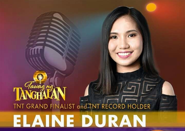 elainenaticsOFC's tweet photo. Ang first TNT record holder na si Elaine Duran @immspotatohead nasa magandang buhay muli natin maririnig ang napakaganda niang tinig
#ElaineDuranTNT
#KANTAnghalan
#ELAINENATICS https://t.co/fEH0sPzxmT