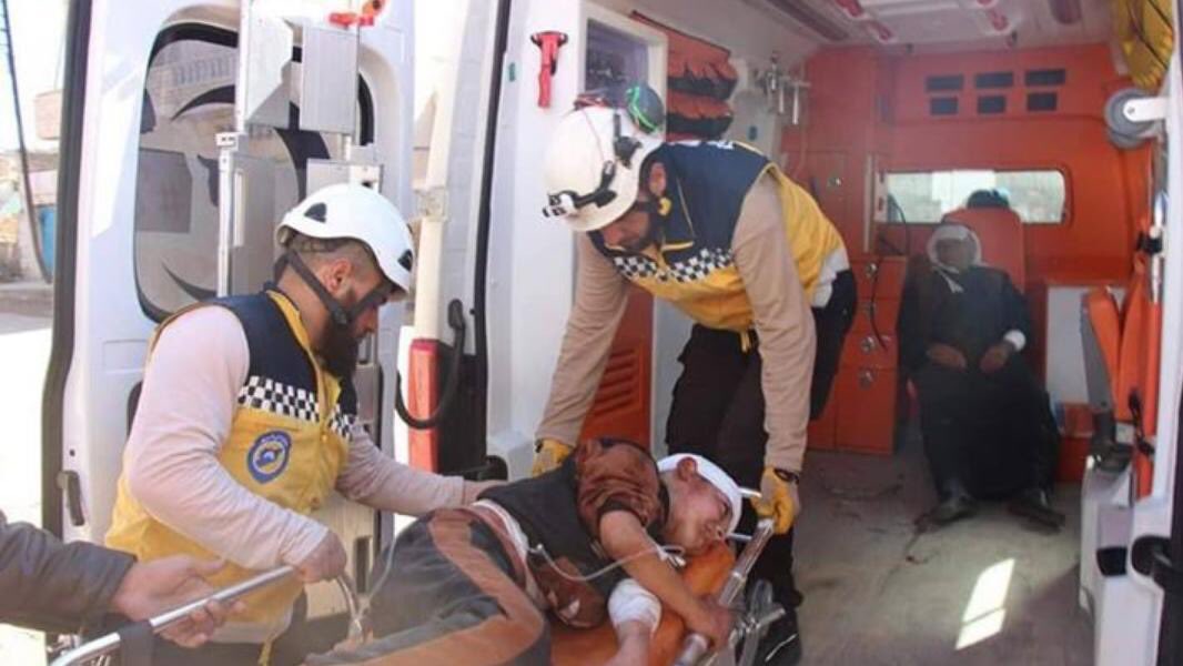 tv_wesaal's tweet image. ضحايا في قصف لميليشيات الأسد الطائفية على مسجد بريف #حماة