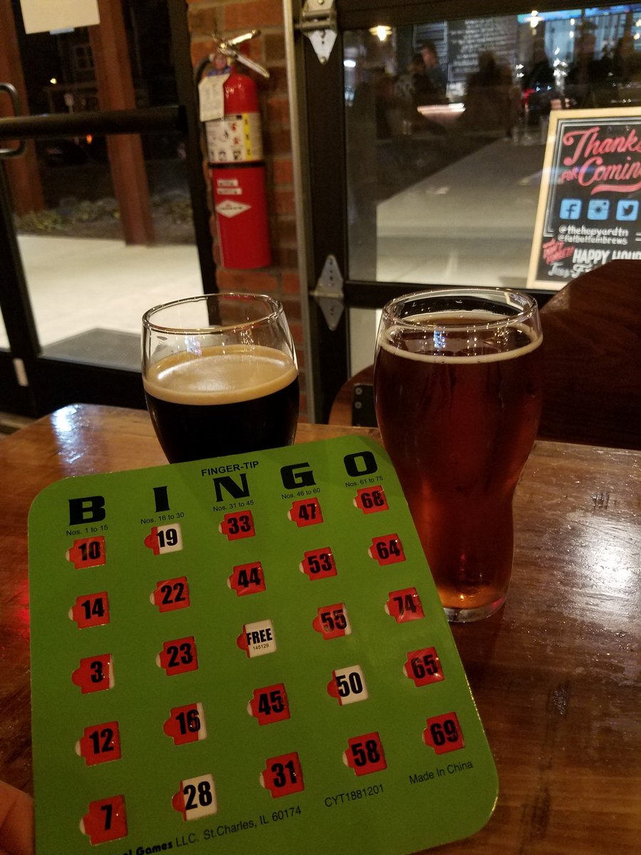 OusleyOuch's tweet photo. Beer bands and bingo @Lightning100  @FatBottomBrews https://t.co/GcsTz8Lh9h