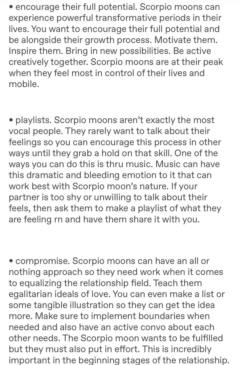 How to handle your partner with a Scorpio moon: