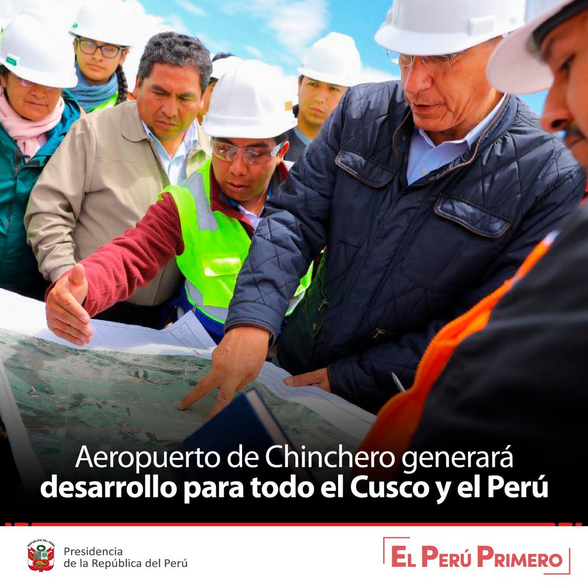 Está en marcha la construcción de una de las obras más importantes para el país. El Aeropuerto Internacional de Chinchero generará más puestos de trabajo y convertirá al Cusco y el Perú en un punto estratégico del turismo y el comercio internacional. 📲bit.ly/2BiBe7C