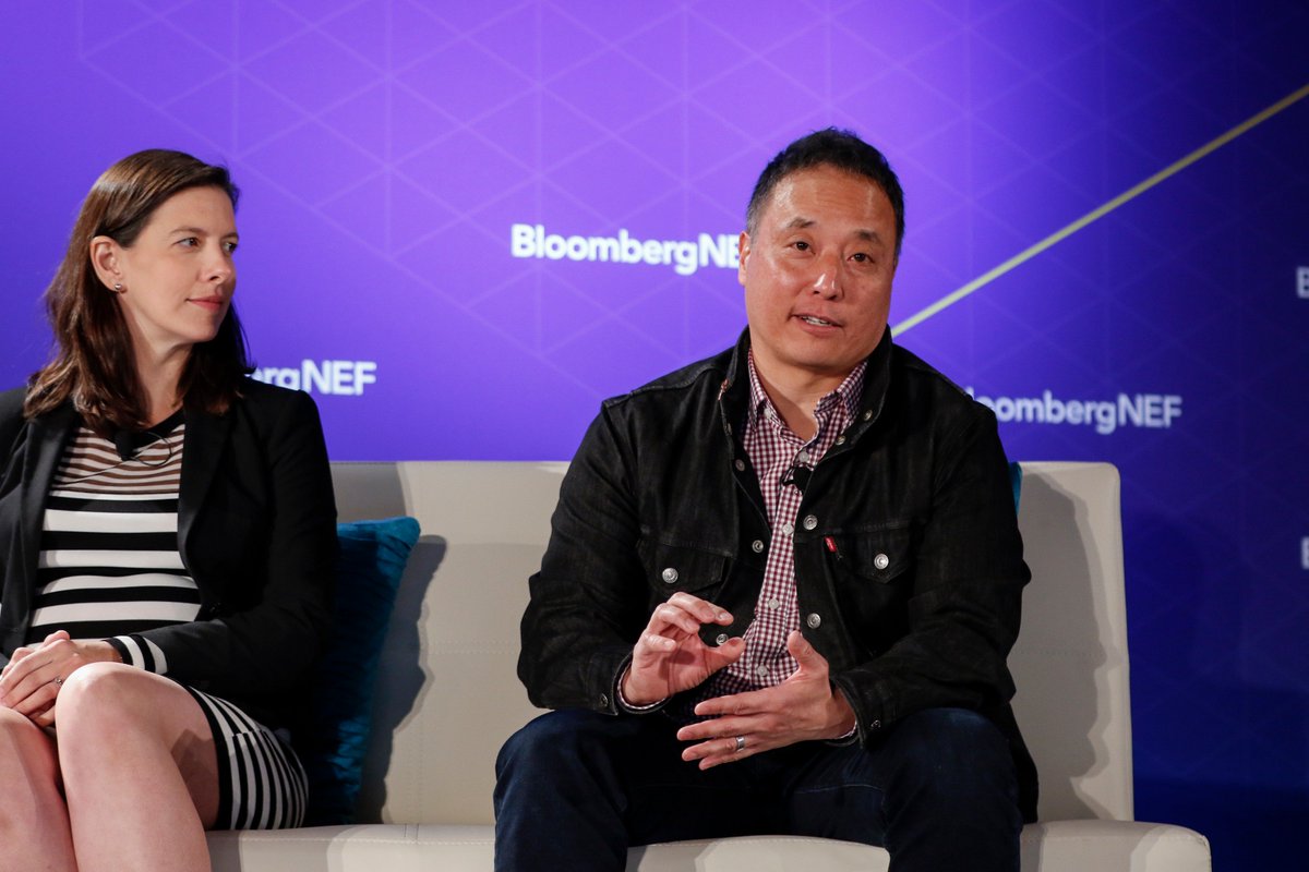 BloombergNEF's tweet image. Cars today and cars for mobility services are two different things. Cars today are designed for emotional appeal – but when I think of future mobility, consumers will make choices on rational factors. – John Suh, VP &amp;amp; CRADLE Director, @Hyundai Motor. #BNEFSummit