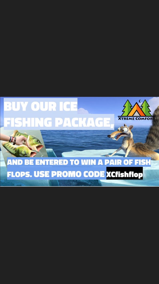 Make sure to check out our Ice Fishing package on our website!