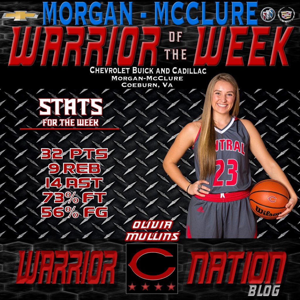 WarriorNatnBLOG's tweet photo. Morgan-McClure Warrior of the Week: Jan 7 – Jan 11! https://t.co/1AnpK6eFgz https://t.co/cCpBafO1rv