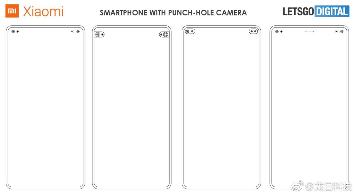 TechNavvi's tweet photo. #Xiaomi 's patent for punch screen hole https://t.co/BRQYjdP3fs