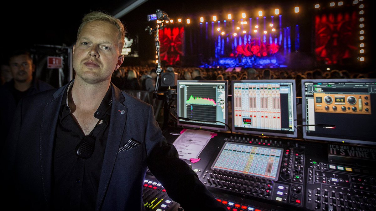 MeyerSound's tweet photo. At 1 PM CET, our friend @MikkelsenAudio, @VOLBEAT FOH Engineer, will join us for our #FBLive show @ISE_Show to discuss touring in 2019. Tune into our FB page or stop by Stand 1-M90 to check it out! #ISE2019 #SonicExperts https://t.co/iWkyr198Xl