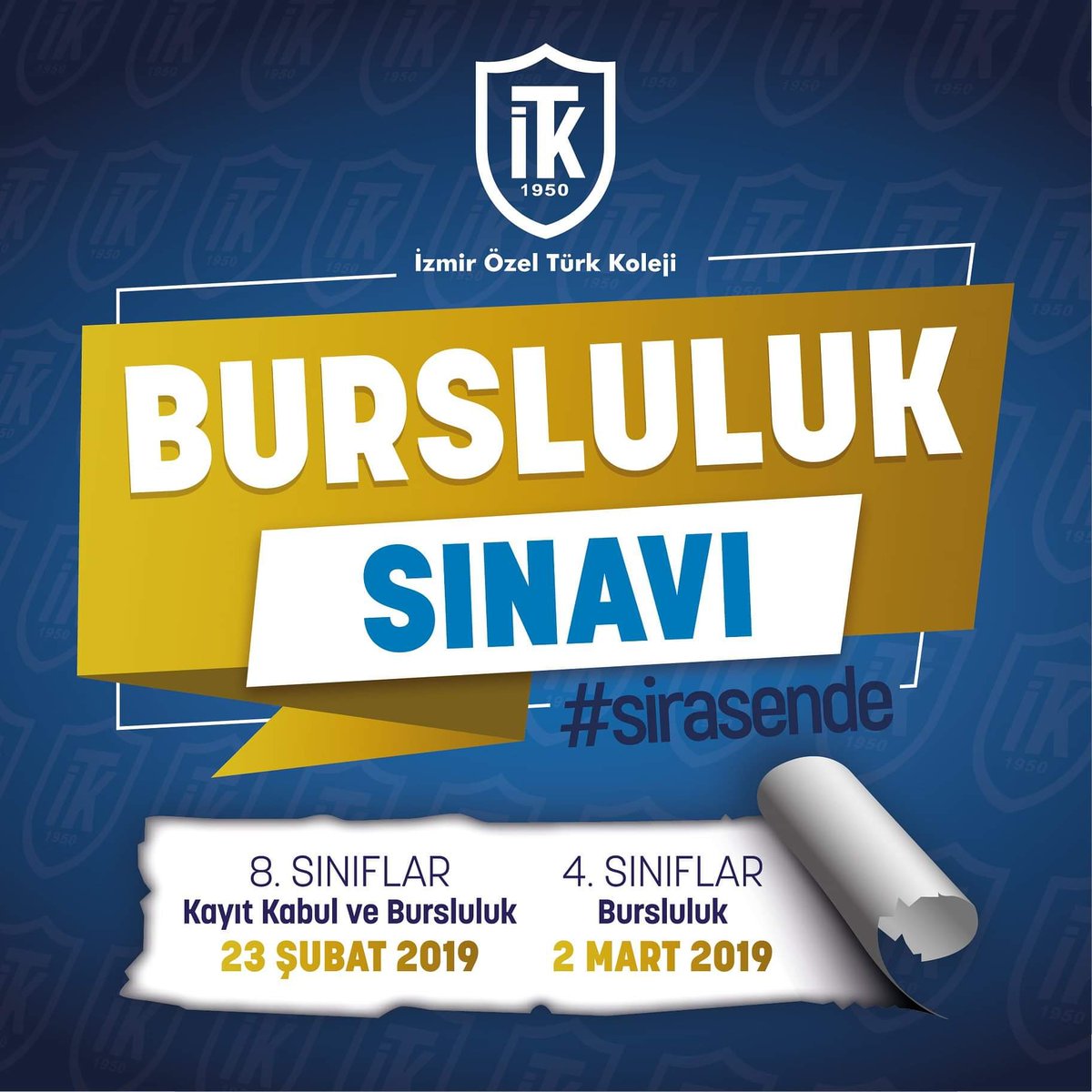 İlklerin ve Sayısız Başarıların Okulu İzmir Özel Türk Kolejinde Sınav Zamanı ! #itkliolmak için #sirasende 
Detaylı bilgi için; ozelturkkoleji.com