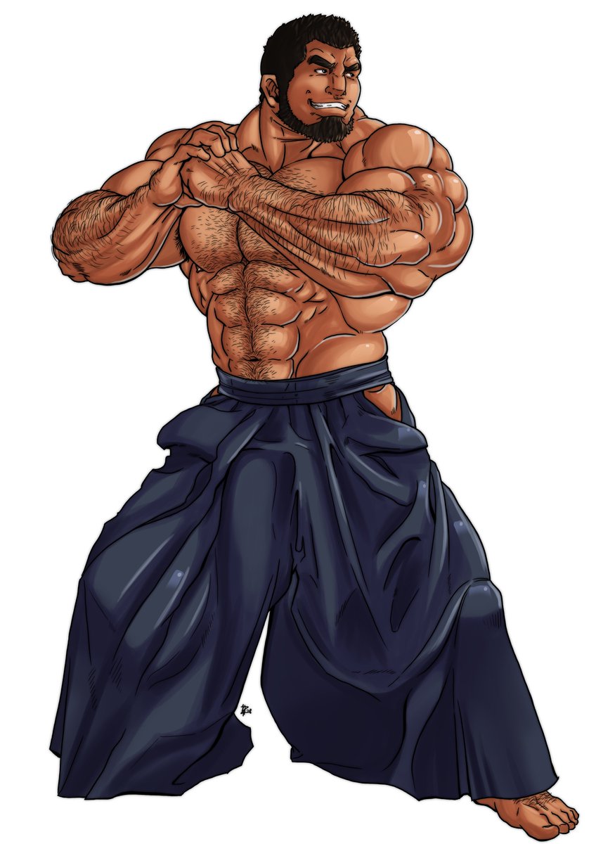_dragmire_'s tweet photo. Rodrigo flashing his muscles <3 #bara #hairygay #gayartist #NSFW #daddy #hairydaddy #OC #muscledaddy #muscles #muscleart #gaydaddy https://t.co/GeIkiCUu6m
