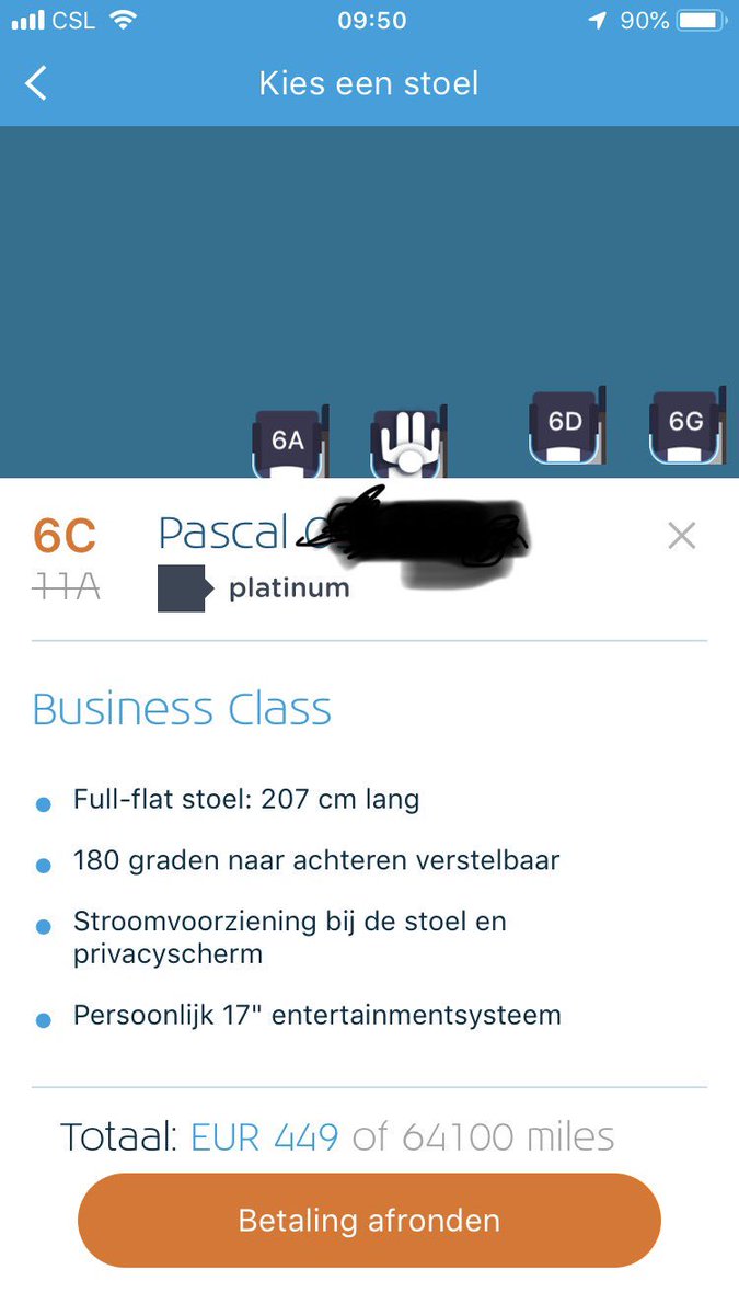 psclo's tweet photo. Loyalty with @KLM @airfrance means that as a platinum member you pay €130 more for your upgrade than if you are entry level..how???#CustomerExperience #klm #customerforlife #flyingblue #loyalty @FlyingBlueMrM @skyteam https://t.co/yzO7p6qsp6