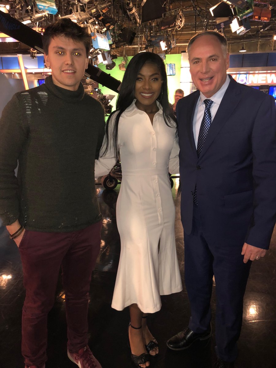 drugfreenj's tweet photo. Fox5 News at 6 pm with Ernie Anastos had a great line up of guests tonight… here’s Angelo Valente of the Partnership for a Drug-Free NJ with 2019 Miss America, Nia Franklin and the former NJ Shout Down Drugs winner Taylor Van Cleave! #PDFNJ #NJShoutDownDrugs #missamerica #TVC https://t.co/SYH5r3ncXi