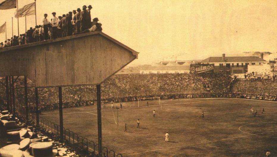 Crowd watching a Boca Juniors match, Buenos Aires, 1929