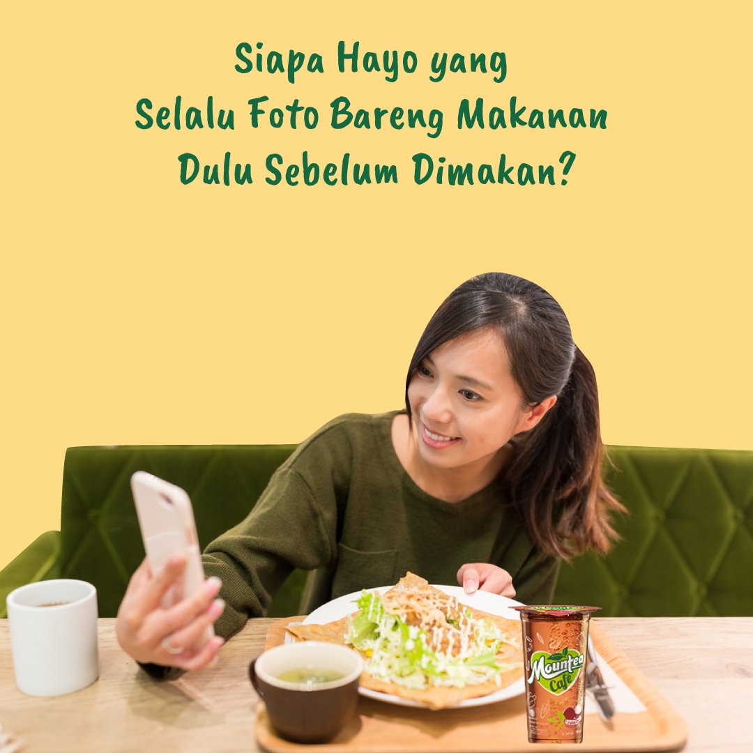 (1/2) “Eh, tunggu! Foto sama makanannya dulu dong.”
Siapa nih Mountea Lovers yang sering foto sama makanan sebelum dimakan, terus langsung update di social media?

#MounteaCafeLeci #SegernyaNyataBerasaDiCafe #SerunyaBarengMountea #selfie #food #foodphotography #foodlovers #update