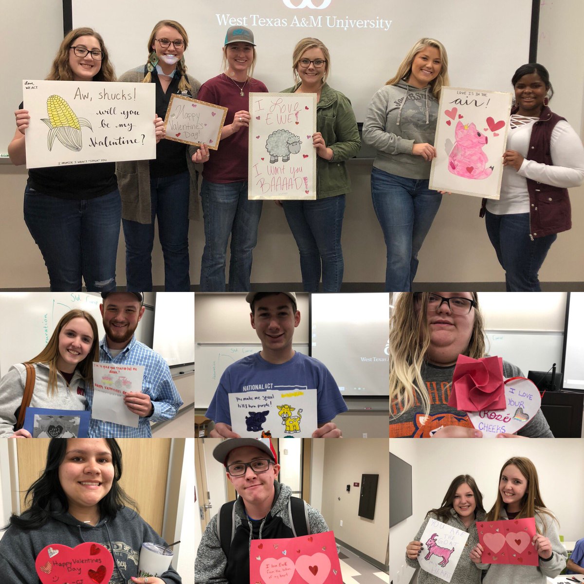 act_wt's tweet image. We had SO much fun making 
Ag-Valentines! 💘 As CORNy as it may sound, we really are feeling all the LOVE. ❤️ #wtagcomm #valentines
