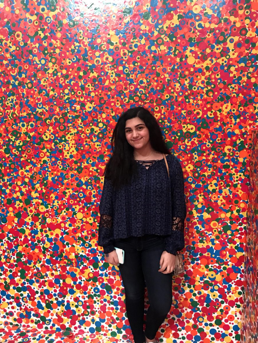 KacieMummert's tweet photo. Had a blast today at the @HighMuseumofArt !!! The experience Kusama creates with her art is phenomenal!! #cobbARTrocks #infinitekusama @ChargersMabry https://t.co/tg5WFBaRcg