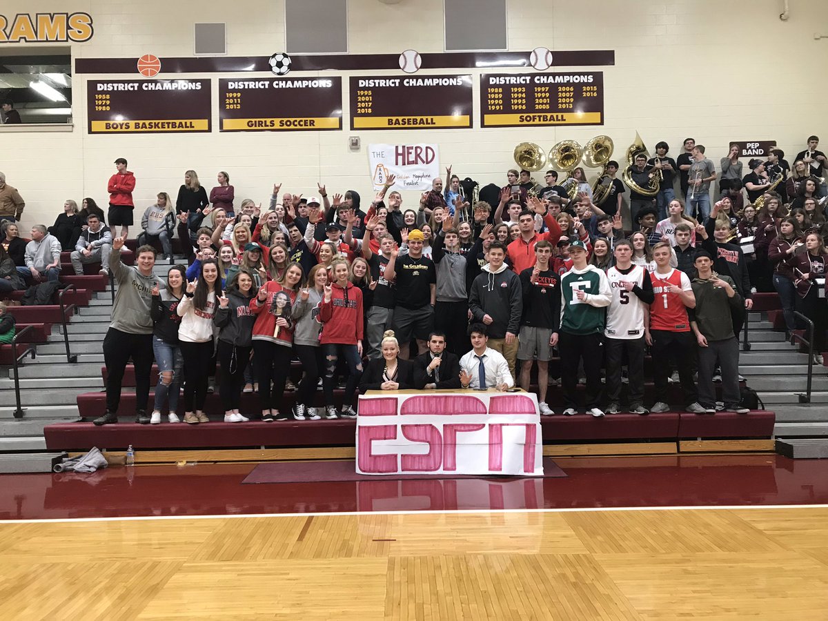 RHSHerd's tweet photo. WHAT A WIN!!!!! Great game boys🤑 Thanks to everyone who participated in our ESPN night &amp; answered all of our questions🤘🏽🤘🏽 https://t.co/klY6ybFTjj