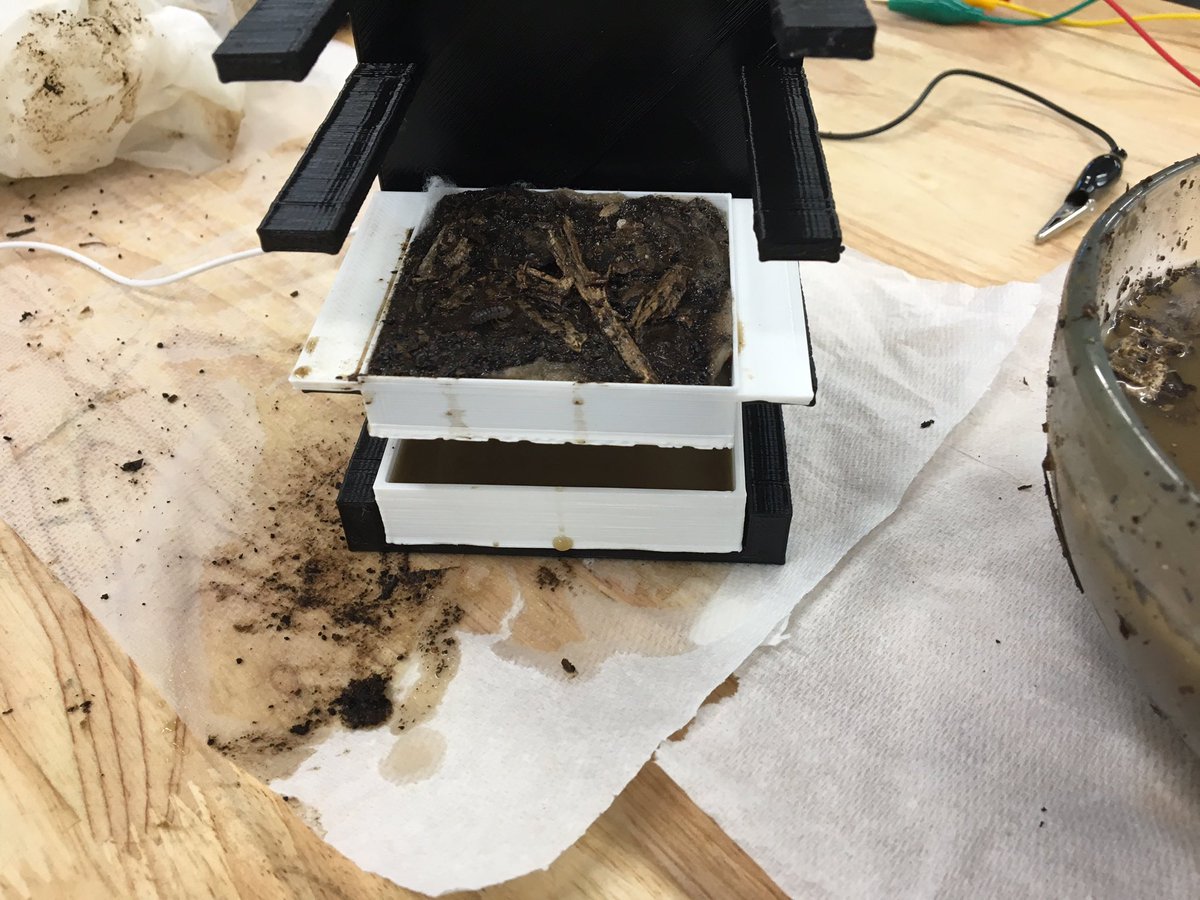 GrbyDmrtrk's tweet photo. Worked on “filter fun” by @smithsonian and add a water tester by @microbit_edu. This would be a good crosscurricular activity for #environmentalscience #Engineering #computerscience #3Dprinting #InnovationLabTX #STEMSOS #Makerspace https://t.co/bt1oKp2eYd https://t.co/88kFK64sOu